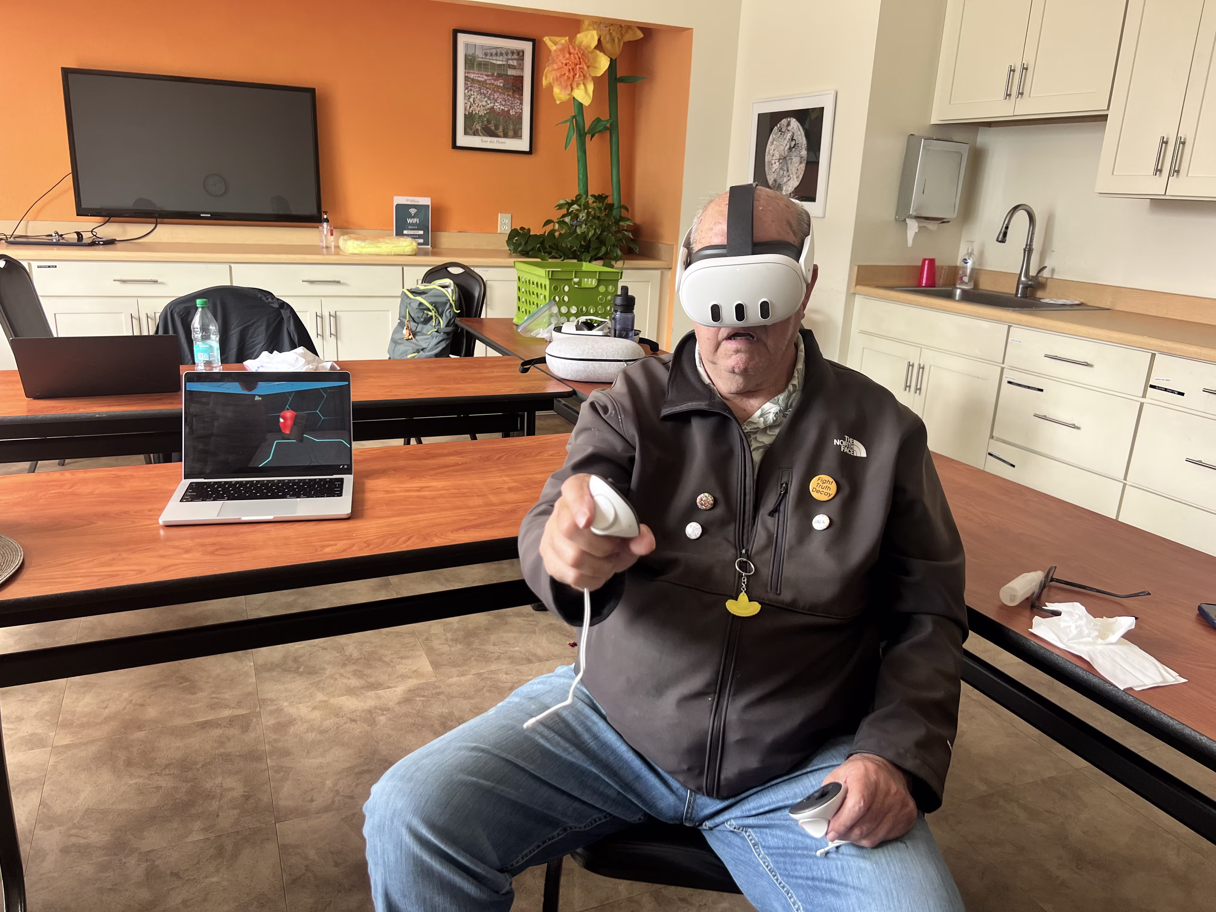The ImmersifyVR workshop at Coastside Seniors